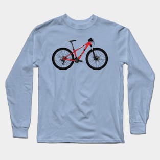 Bicycle cartoon illustration Long Sleeve T-Shirt